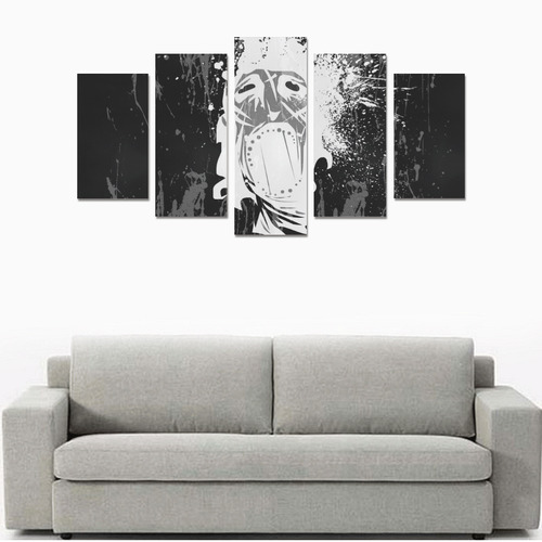 Horror Mask Gothic Art Canvas Print Sets A (No Frame)