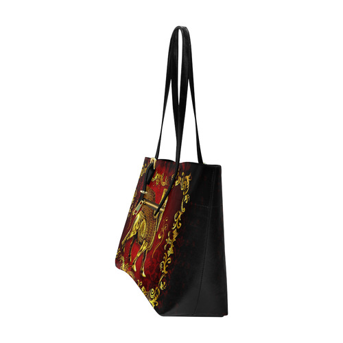 Golden Lamassu Tote Bag Euramerican Tote Bag/Large (Model 1656)