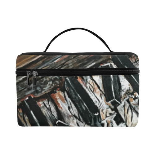 Broken Piano Cosmetic Bag/Large (Model 1658)