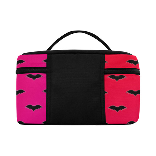 Tiny Bats Pink Cosmetic Bag/Large (Model 1658)