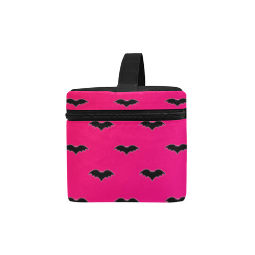 Tiny Bats Pink Cosmetic Bag/Large (Model 1658)