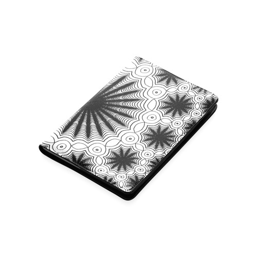 Black and white spiders lace pattern Custom NoteBook A5