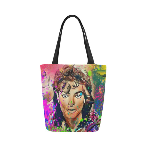 MJ by Nico Bielow Canvas Tote Bag (Model 1657)