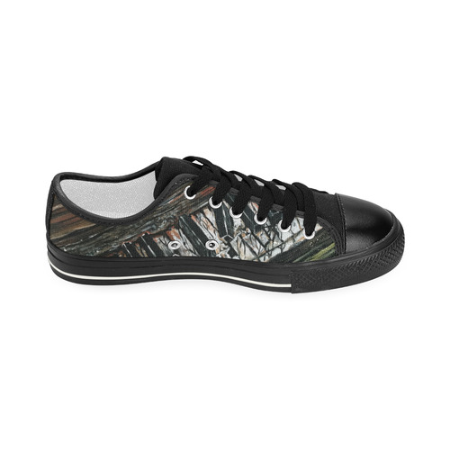 Broken Piano Women's Classic Canvas Shoes (Model 018)