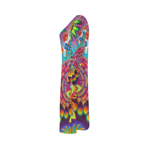 Psychedelic Mandalas Bateau A-Line Skirt (D21)