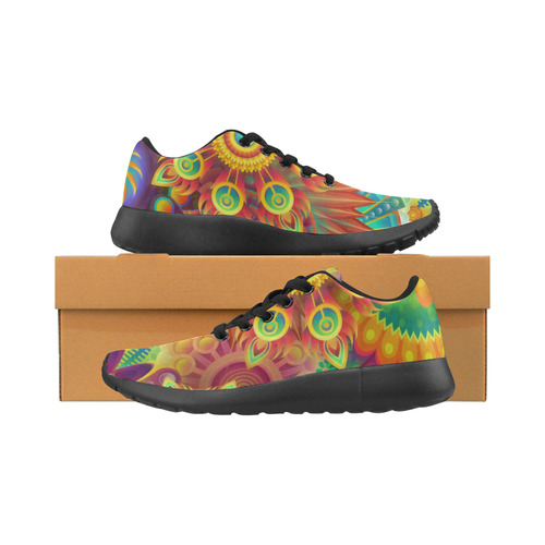 Psychedelic Mandalas Kid's Running Shoes (Model 020)