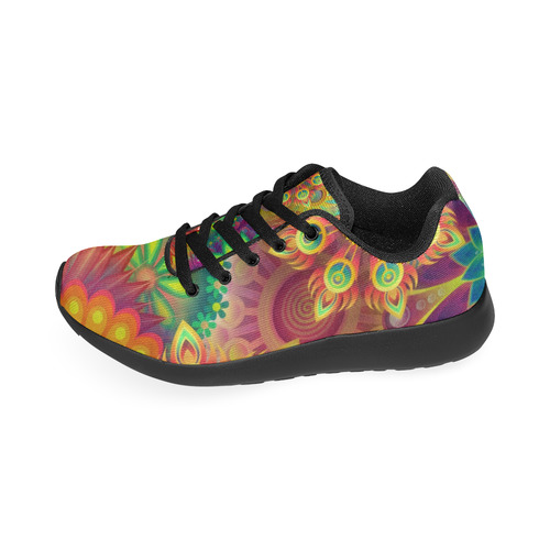 Psychedelic Mandalas Kid's Running Shoes (Model 020)