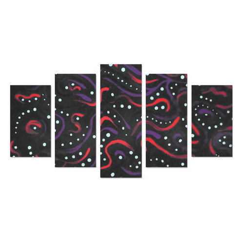 Gothic Mehndi  abstract art Canvas Print Sets A (No Frame)