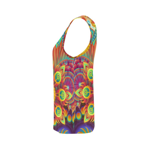 Psychedelic Mandalas All Over Print Tank Top for Women (Model T43)