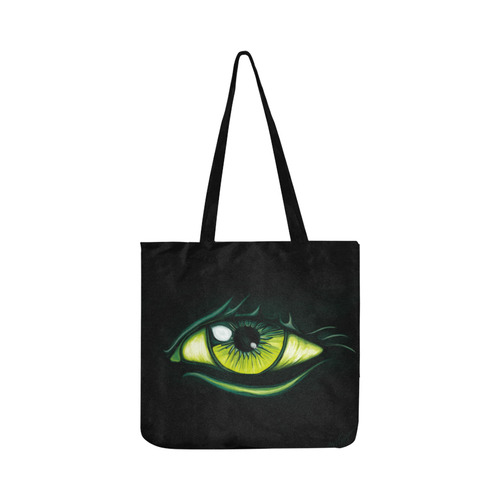 Green eye Reusable Shopping Bag Model 1660 (Two sides)