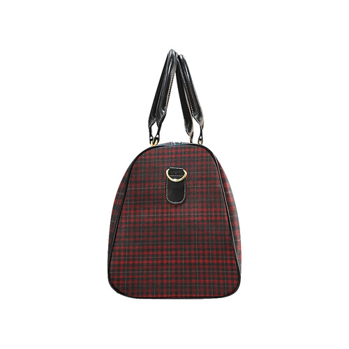 Classic Red Plaid Signature Print New Waterproof Travel Bag/Small (Model 1639)