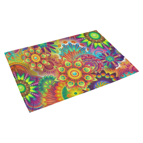 Psychedelic Mandalas Azalea Doormat 30" x 18" (Sponge Material)