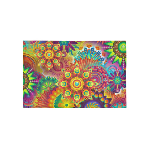 Psychedelic Mandalas Area Rug 5'x3'3''