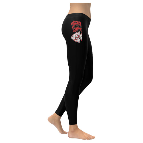 Fear this Leggins Women's Low Rise Leggings (Invisible Stitch) (Model L05)