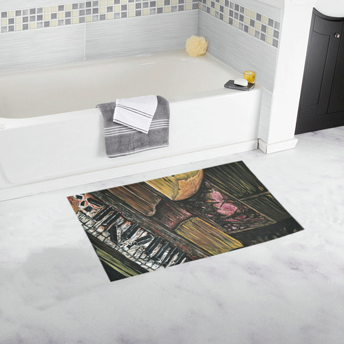 Broken Piano Bath Rug 16''x 28''