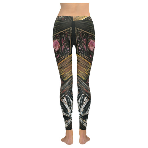 Broken Piano Women's Low Rise Leggings (Invisible Stitch) (Model L05)