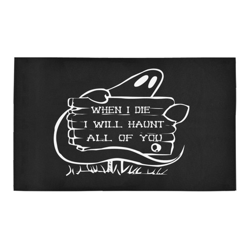 I haunt you! Azalea Doormat 30" x 18" (Sponge Material)