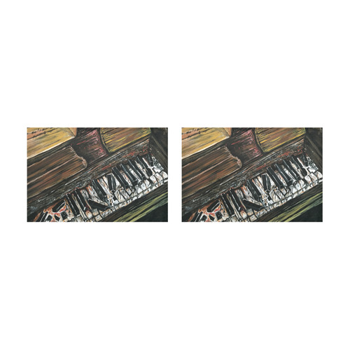 Broken Piano Placemat 12’’ x 18’’ (Set of 2)