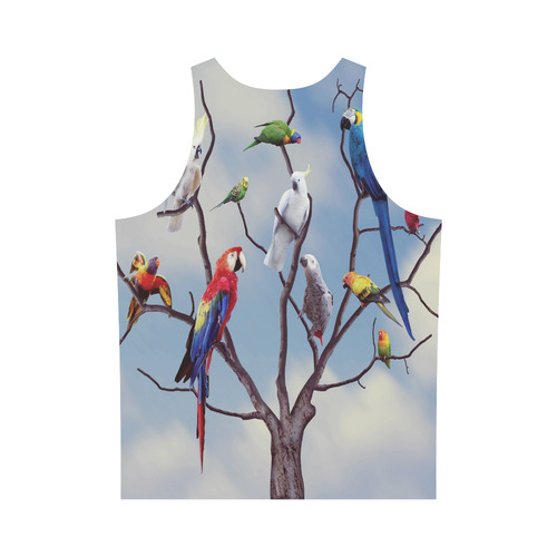 Parrot Conference All Over Print Tank Top for Men (Model T43)