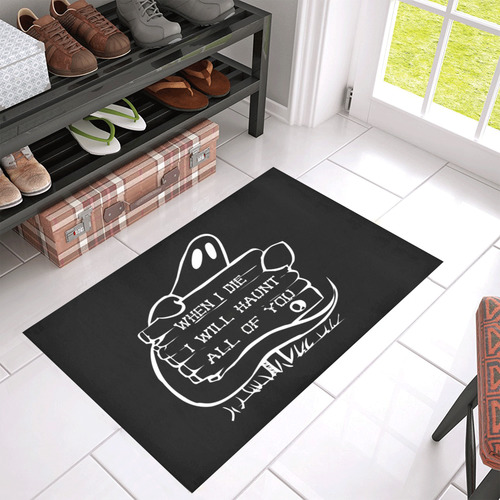 I haunt you! Azalea Doormat 30" x 18" (Sponge Material)