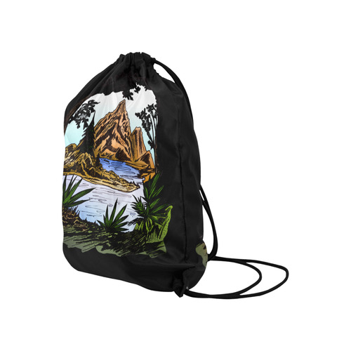 The Outdoors Large Drawstring Bag Model 1604 (Twin Sides)  16.5"(W) * 19.3"(H)