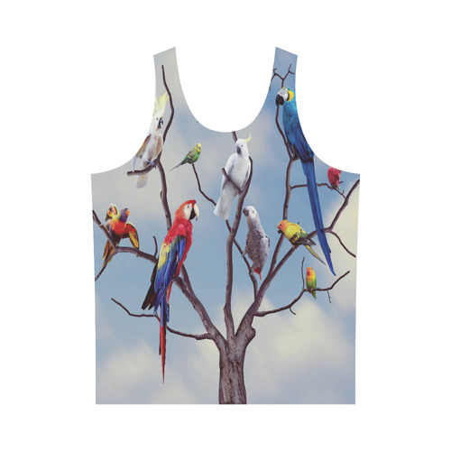 Parrot Conference All Over Print Tank Top for Men (Model T43)