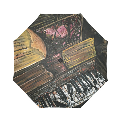 Broken Piano Auto-Foldable Umbrella (Model U04)