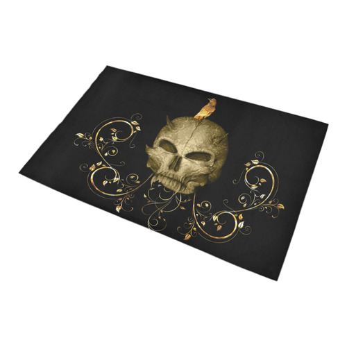 The golden skull Bath Rug 20''x 32''