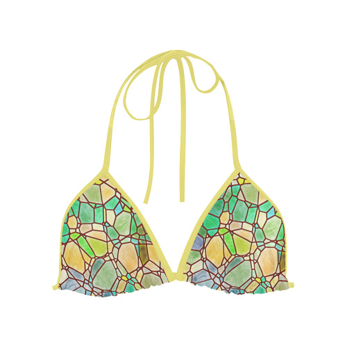 Mosaic Linda 2 By JamColors Custom Bikini Swimsuit Top ID D1961344