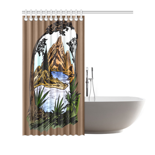 The Outdoors Shower Curtain 72"x72"