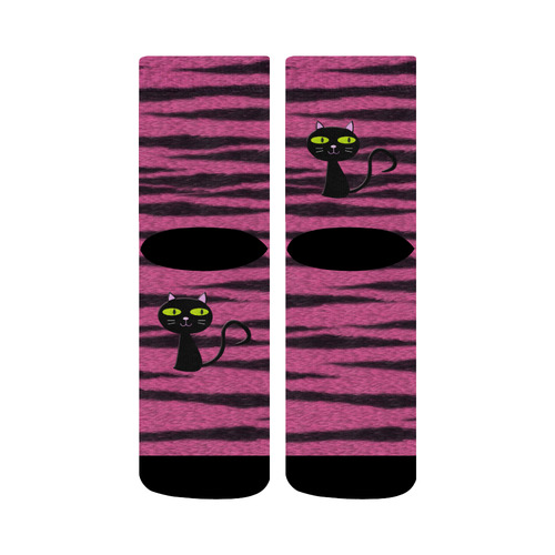 tiger kitty Crew Socks