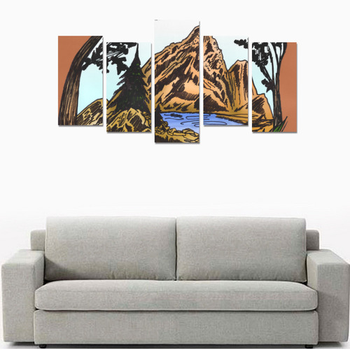 The Outdoors Canvas Print Sets E (No Frame)