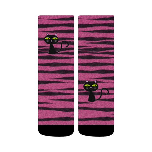 tiger kitty Crew Socks