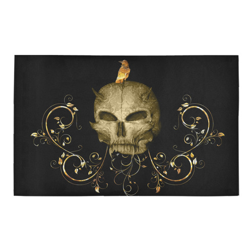 The golden skull Bath Rug 20''x 32''