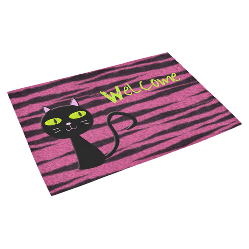 tiger kitty Azalea Doormat 30" x 18" (Sponge Material)