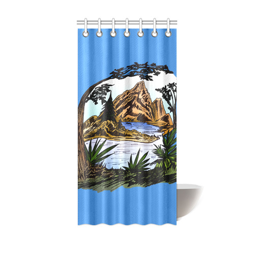The Outdoors Shower Curtain 36"x72"