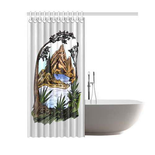 The Outdoors Shower Curtain 60"x72"