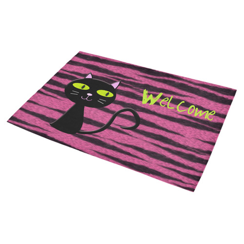 tiger kitty Azalea Doormat 30" x 18" (Sponge Material)