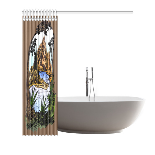 The Outdoors Shower Curtain 72"x72"