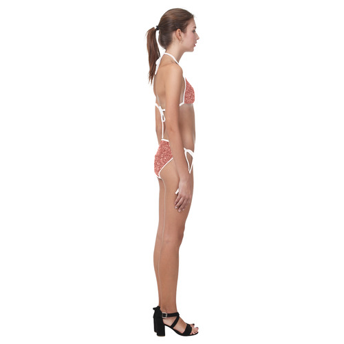 New Sparkling Glitter Print B by JamColors Custom Bikini Swimsuit (Model S01)