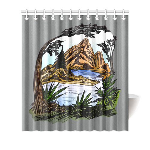 The Outdoors Shower Curtain 66"x72"