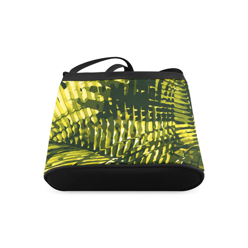 Tropical Leaves Beautiful Nature Pattern Crossbody Bags (Model 1613)