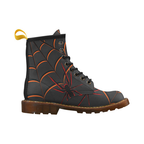 Scary Spider High Grade PU Leather Martin Boots For Men Model 402H