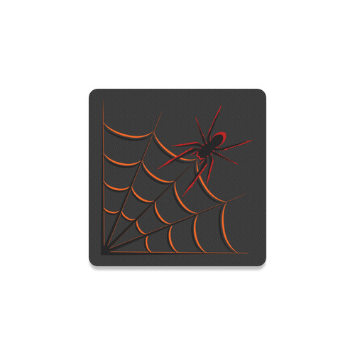 Scary Spider Square Coaster