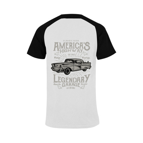 America's  Highway Men's Raglan T-shirt (USA Size) (Model T11)