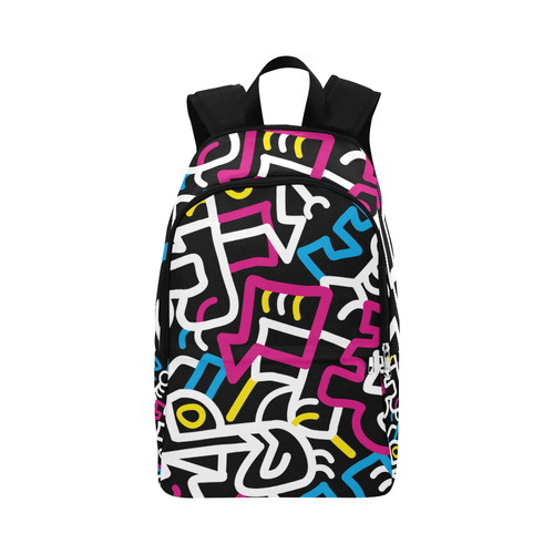 Mazed and Confused Fabric Backpack for Adult (Model 1659)