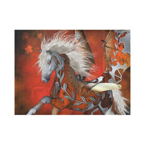 Awesome steampunk horse with wings Placemat 14’’ x 19’’ (Set of 2)