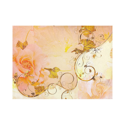 Beautiful flowers in soft colors Placemat 14’’ x 19’’ (Set of 4)