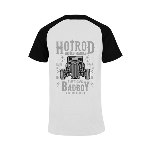 Twisted Hotrod Men's Raglan T-shirt (USA Size) (Model T11)