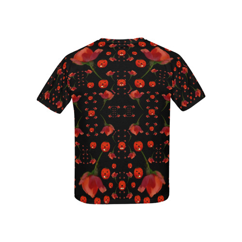 pumkins and roses from the fantasy garden Kids' All Over Print T-shirt (USA Size) (Model T40)